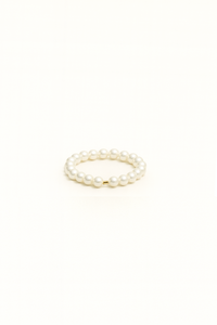 Ansley Pearl Beaded Ring