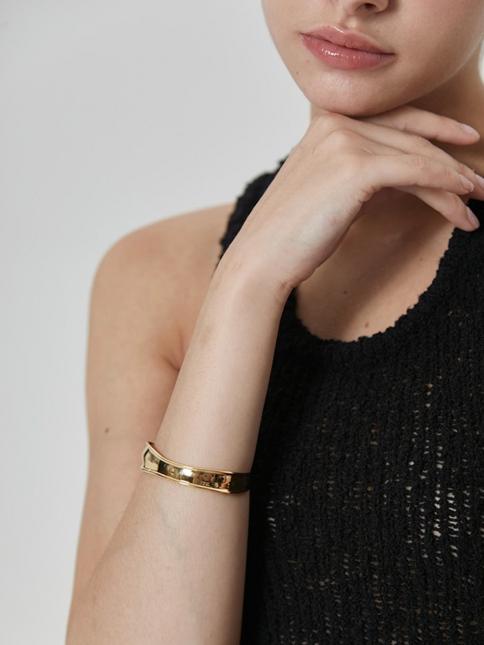 Harper Gold Cuff Bracelet