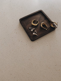 BALINESE OAKWOOD JEWELRY PLATE