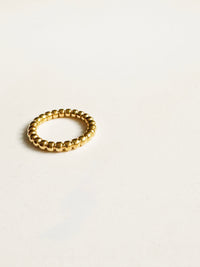 Anette Beaded Gold Ring