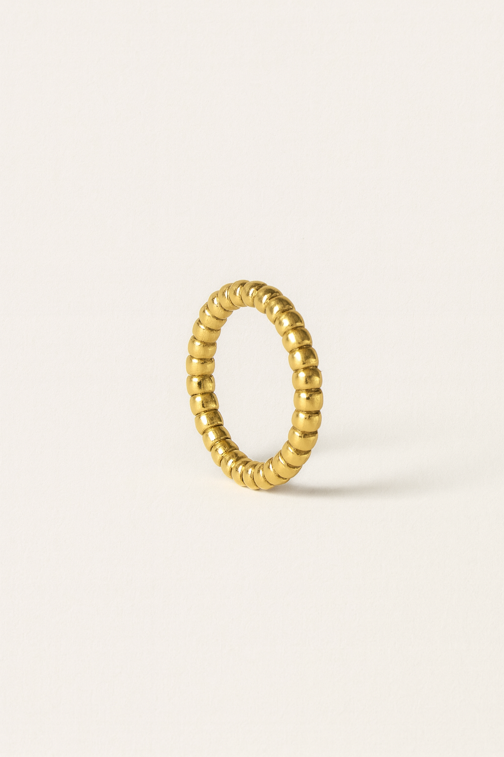 Anette Beaded Gold Ring