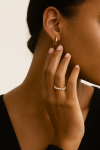 Ansley Pearl Beaded Ring