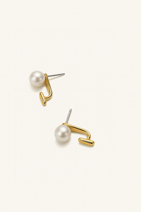 Celine Pearl Jacket Earrings