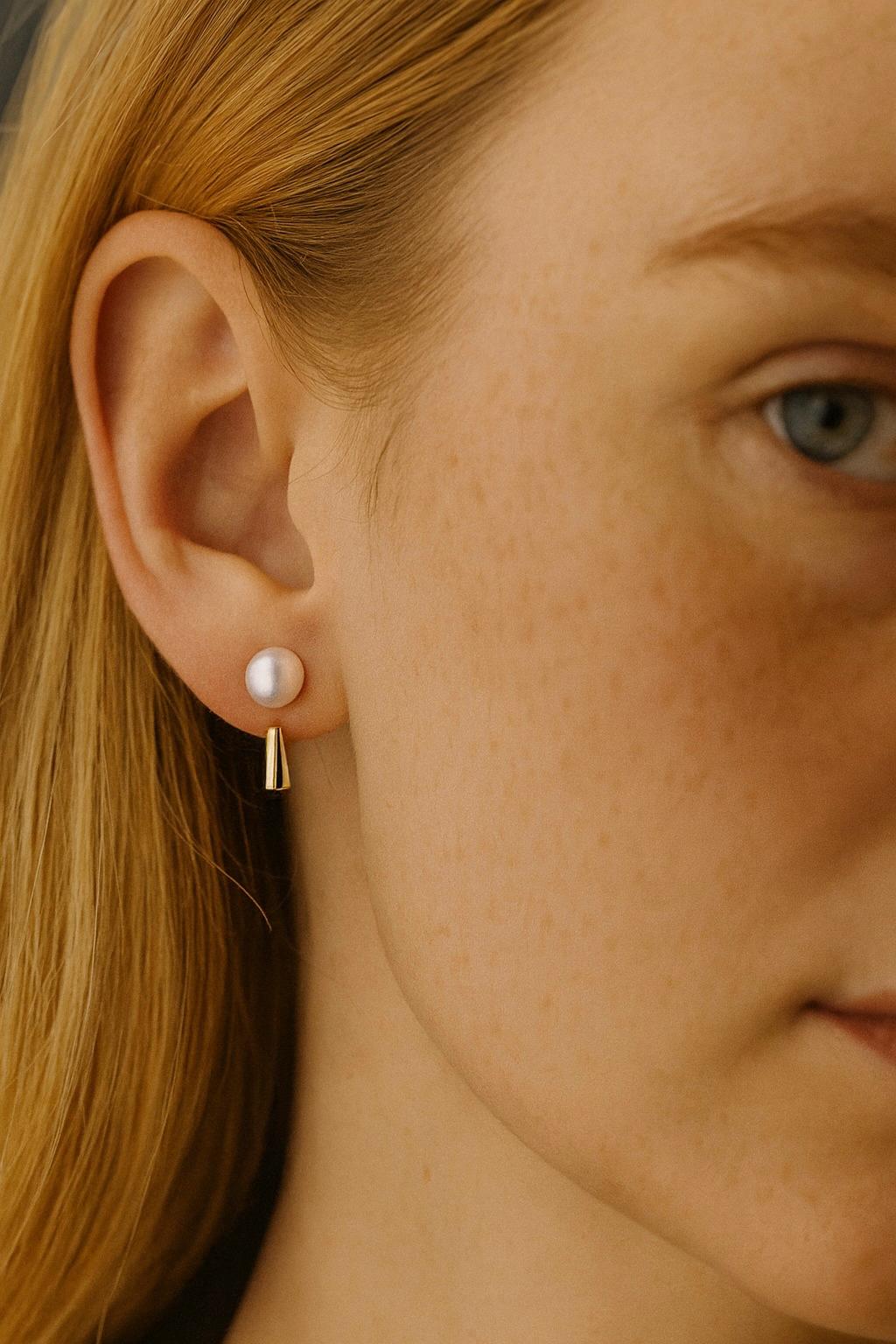 Celine Pearl Jacket Earrings