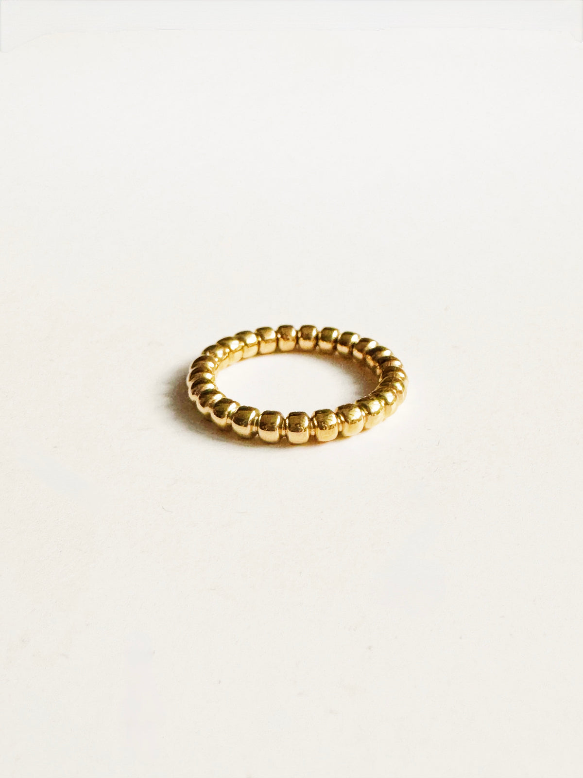 Anette Beaded Gold Ring