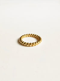 Anette Beaded Gold Ring