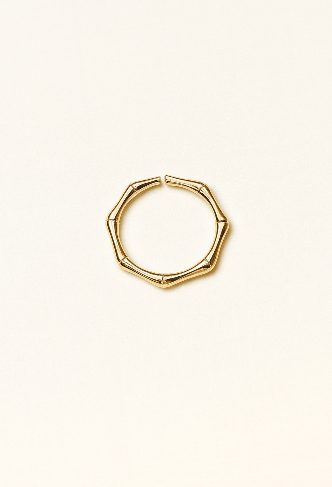 EDNA BAMBOO GOLD RING