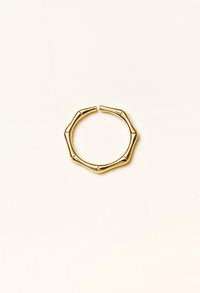 EDNA BAMBOO GOLD RING