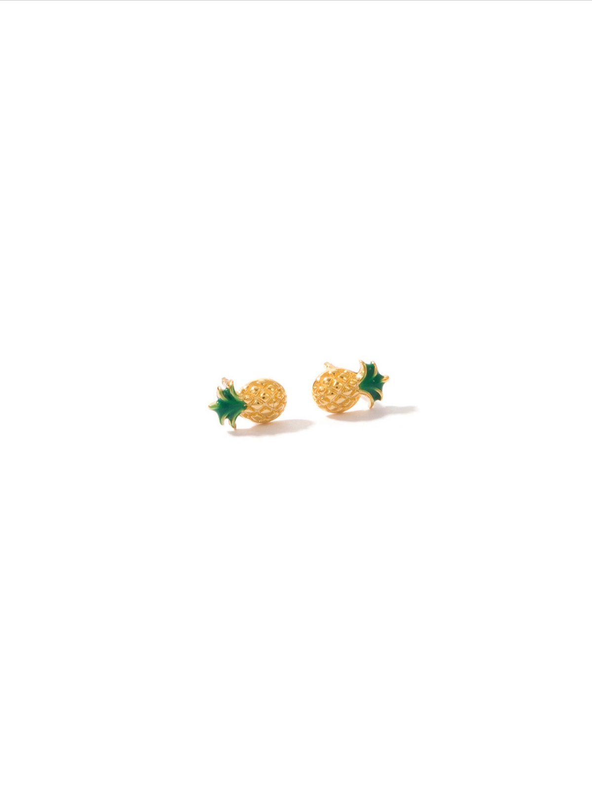 Felice Pineapple Gold Earrings