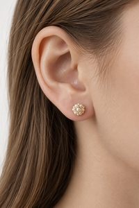 Gina Pearl Cluster Earrings