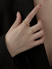 Anette Beaded Gold Ring