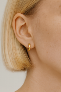 Jacqueline Gold Mini Hoops
