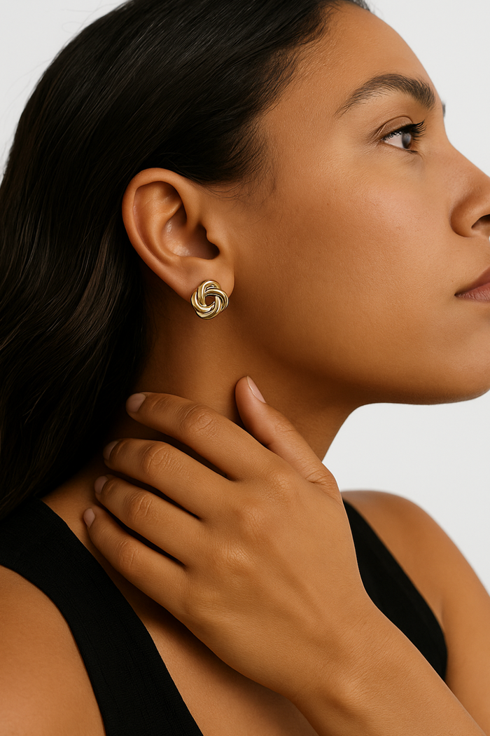 JOSIE KNOT EAR STUDS