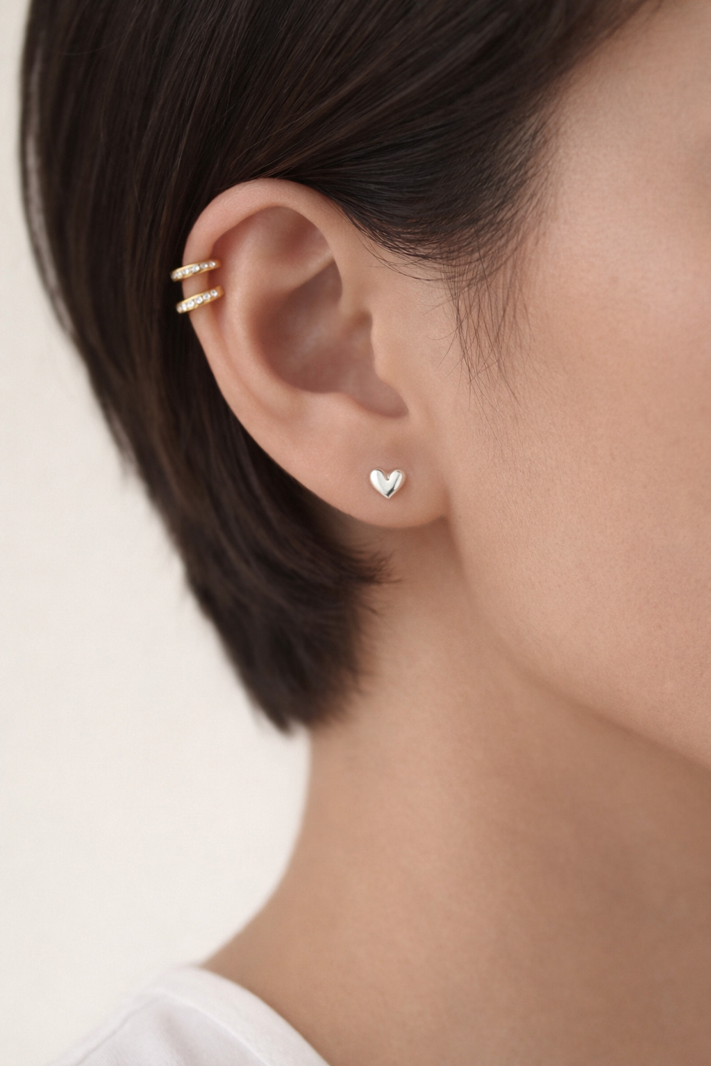 Lyn Heartshape Studs