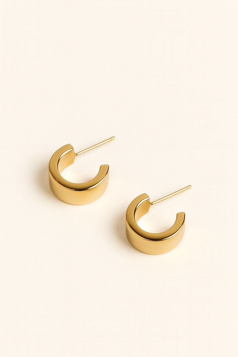 Mabel Bold Gold Earrings