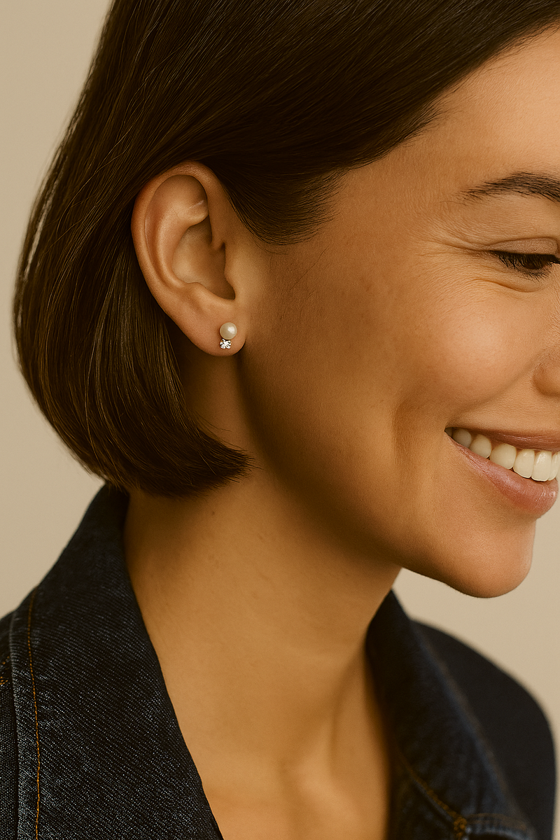 Malin Pearl Earrings