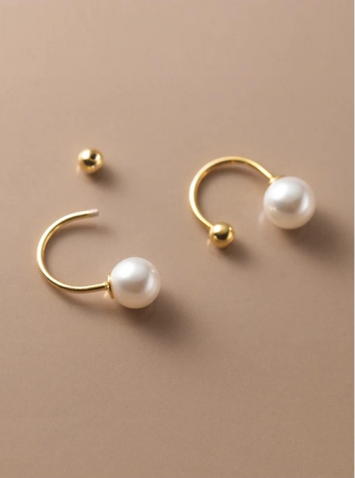 Mathilde Pearl Earrings