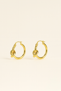 MIA GOLD KNOT EARRINGS