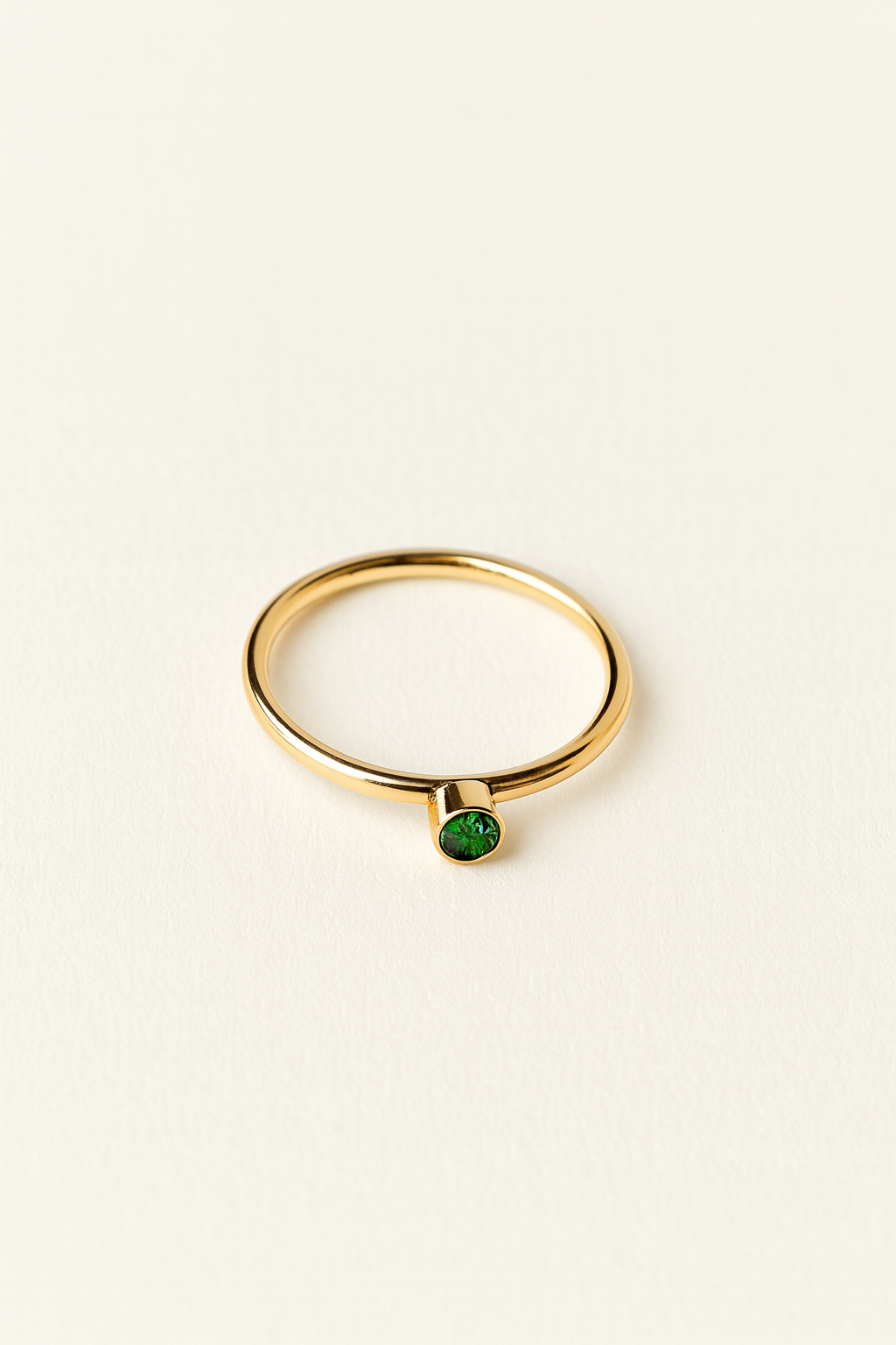REIA GREEN TOPAZ RING