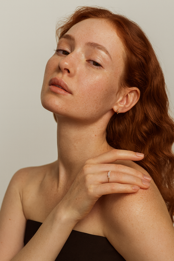 Gwenyth Stacked Pearls Ring