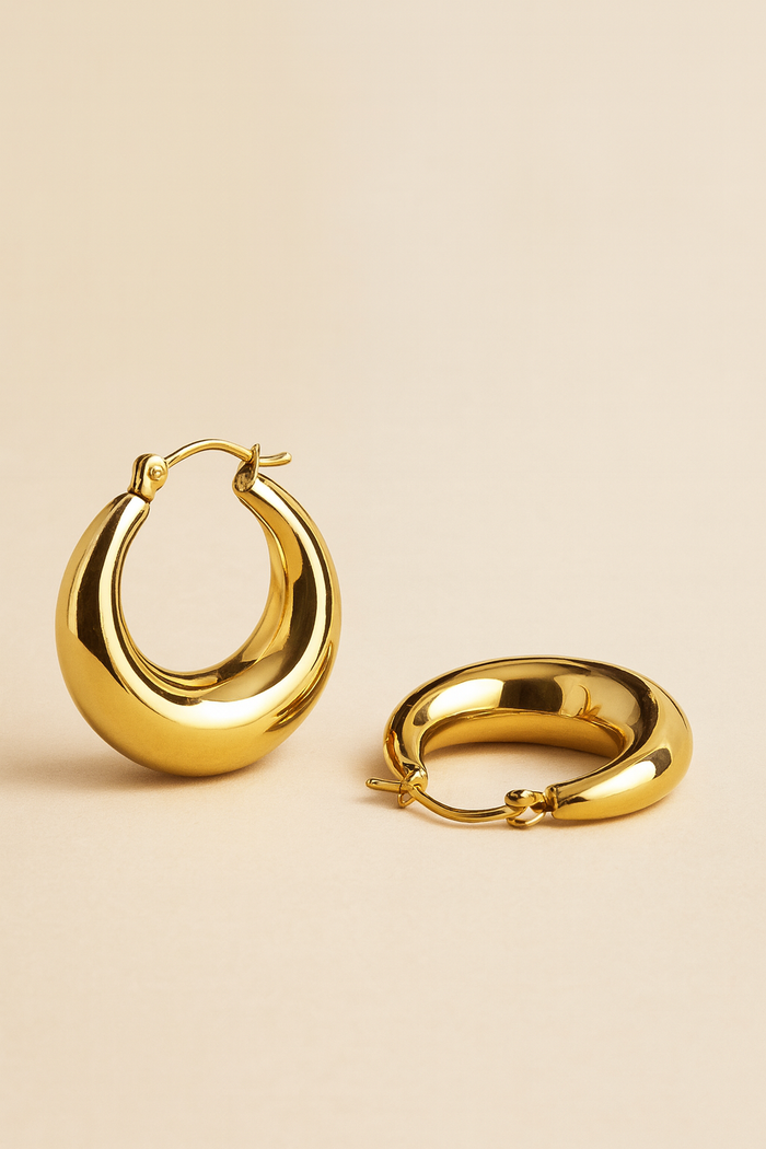 THEA BOLD HOOP EARRINGS