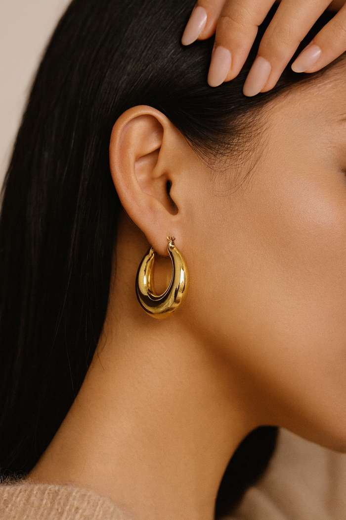 THEA BOLD HOOP EARRINGS